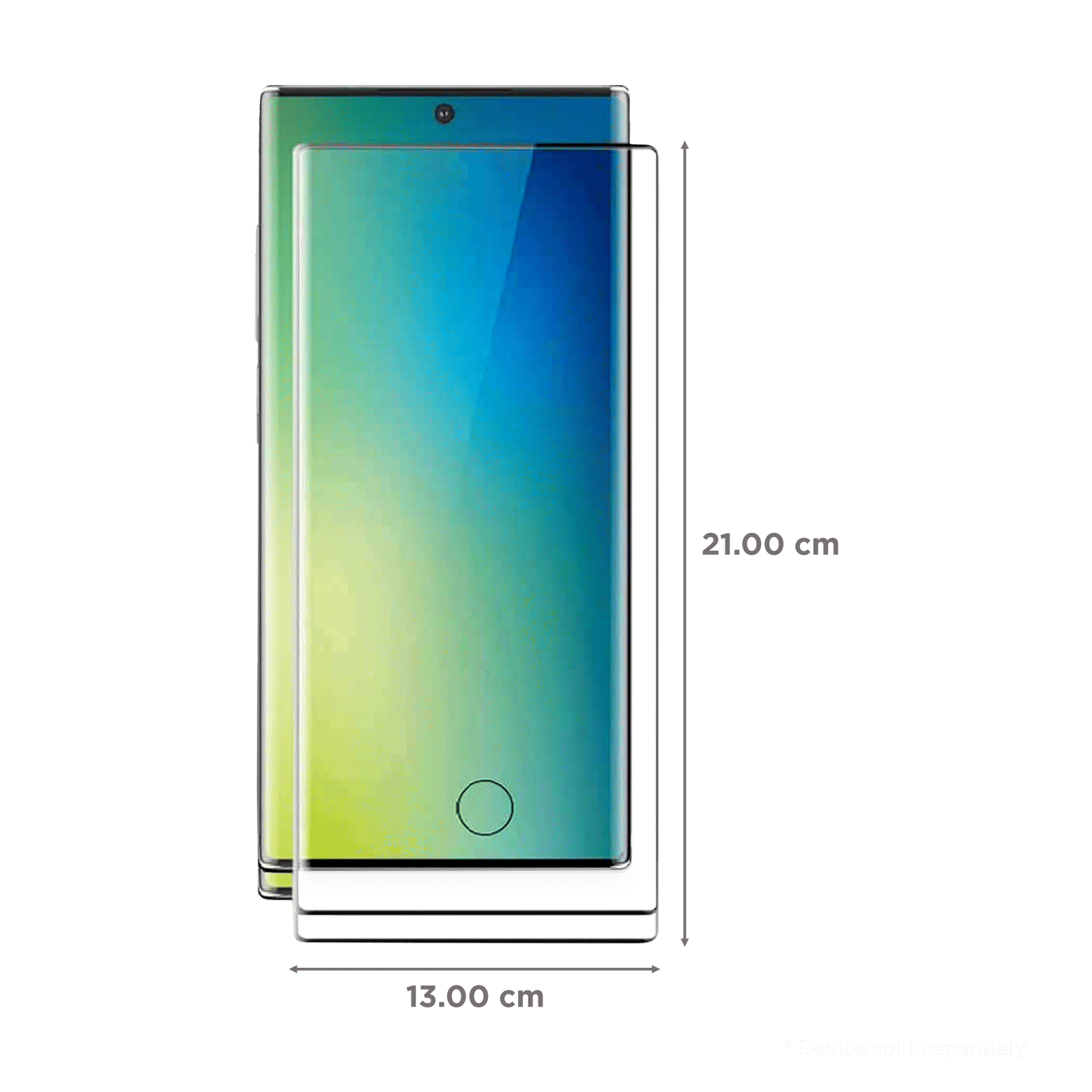 scratchgard 3D Tempered Glass Screen Protector for Samsung Galaxy Note 10 (Fingerprint Resistant)_2