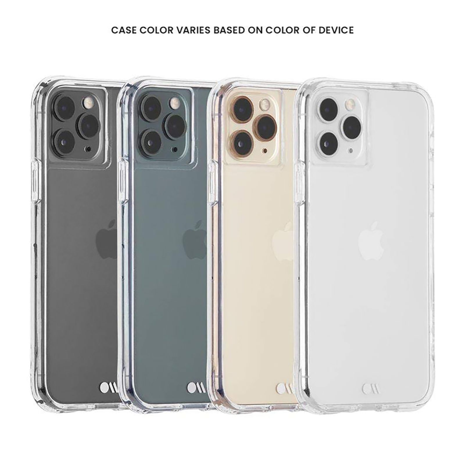 Case-Mate Barely Polycarbonate Back Cover for Apple iPhone 11 Pro Max (Anti Scratch, Transparent)_8