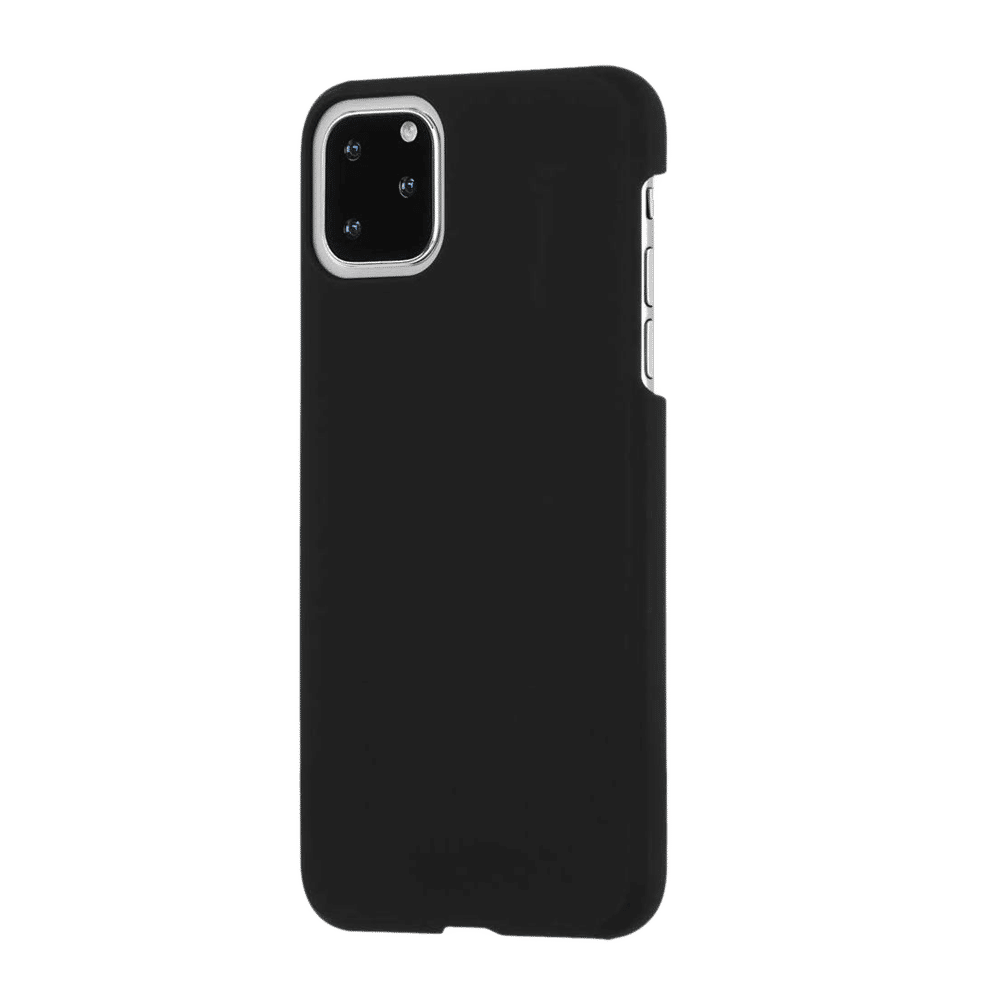 Case-Mate Barely Polycarbonate Back Cover for Apple iPhone 11 Pro Max (Anti Scratch, Black)_3