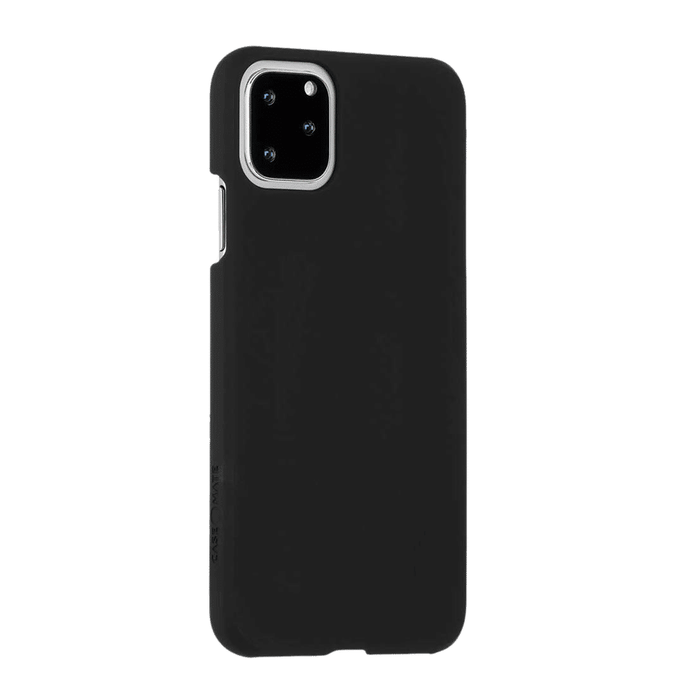 Case-Mate Barely Polycarbonate Back Cover for Apple iPhone 11 Pro Max (Anti Scratch, Black)_4