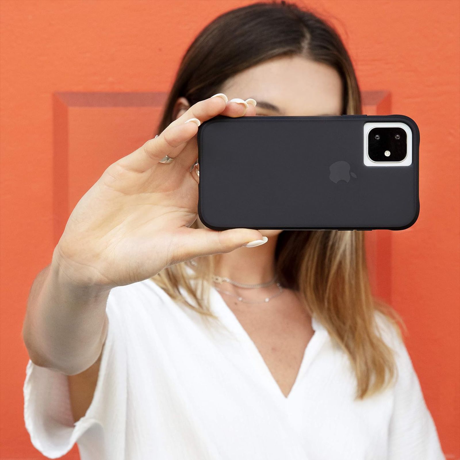 Case-Mate Barely Polycarbonate Back Cover for Apple iPhone 11 Pro Max (Anti Scratch, Black)_7