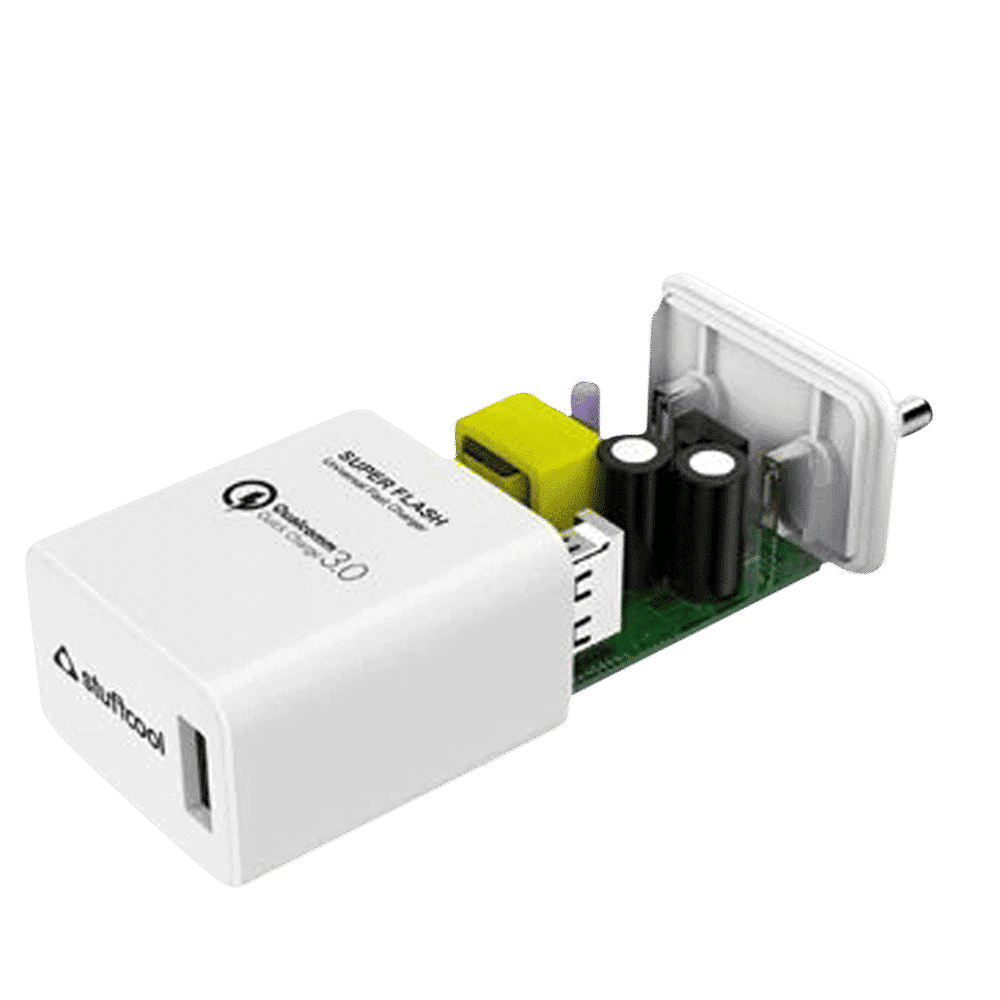 stuffcool Super Flash Wall Charging Adapter (WCSUPFL-WHT, White)_8