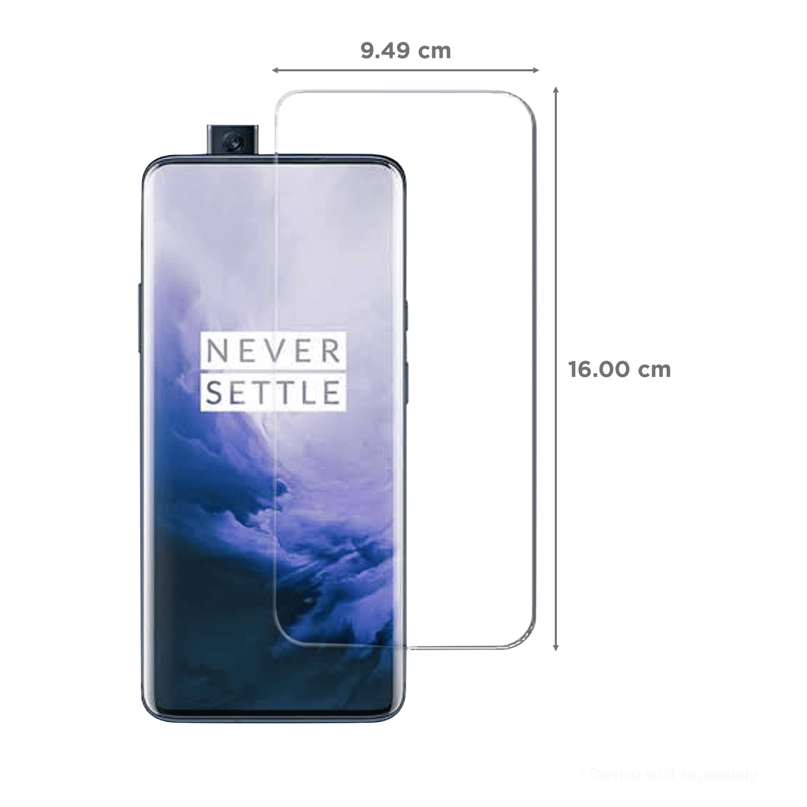 Brilyant Catz Tempered Glass Screen Protector for OnePlus 7T Pro (Ultra Transparent Visibility)_2