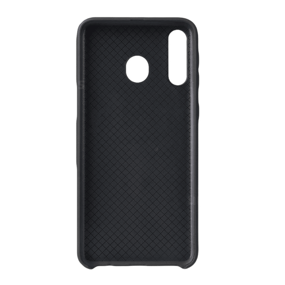 scratchgard 446 Silicone Back Cover for Galaxy A20s (Sleek Design,, Black)_5