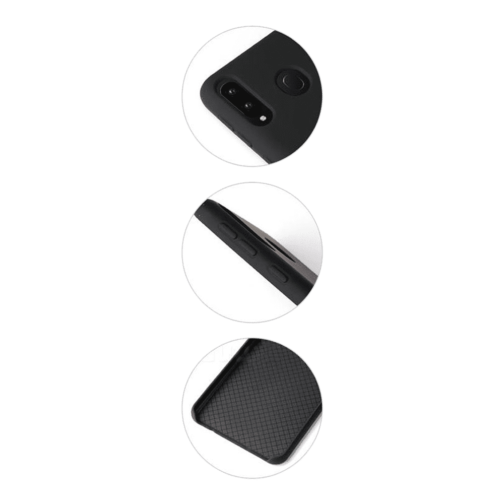 scratchgard 446 Silicone Back Cover for Galaxy A20s (Sleek Design,, Black)_6