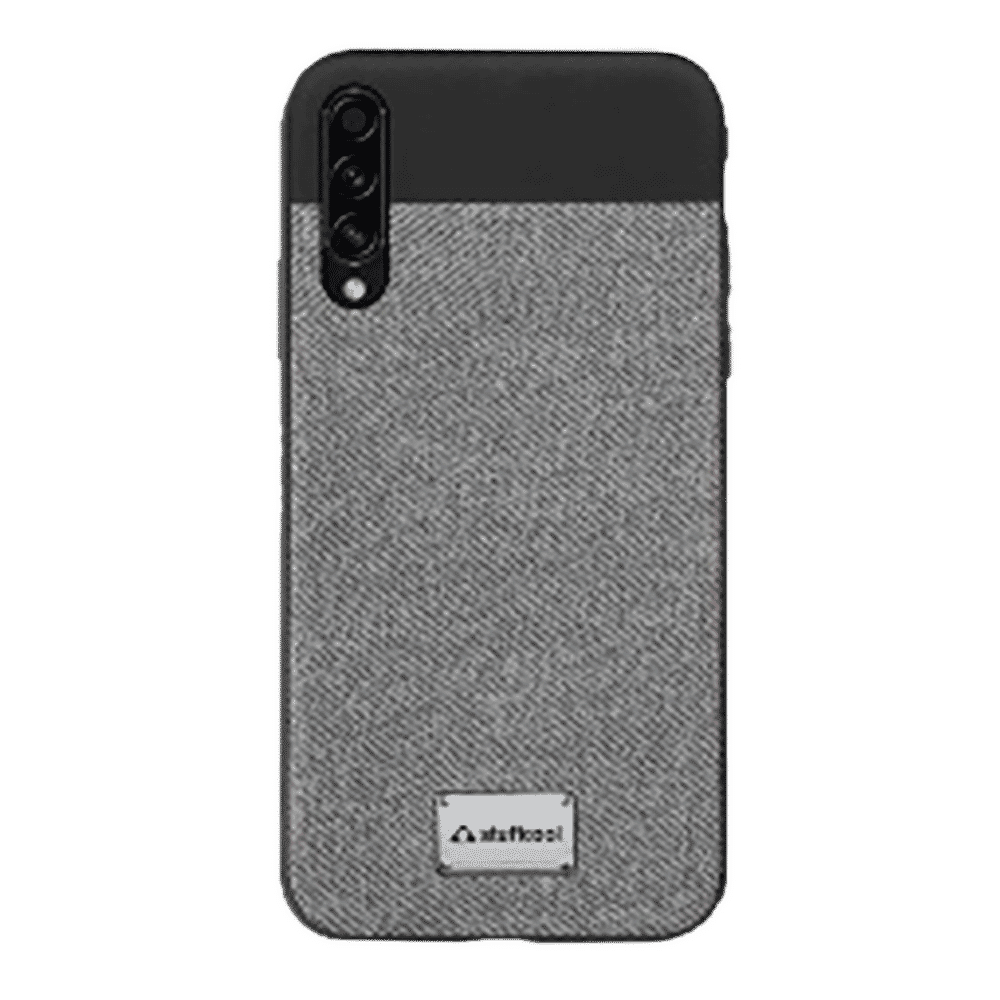 stuffcool Bon Leather Back Cover for SAMSUNG Galaxy A30s (Shock & Scratch Proof, Grey)_1