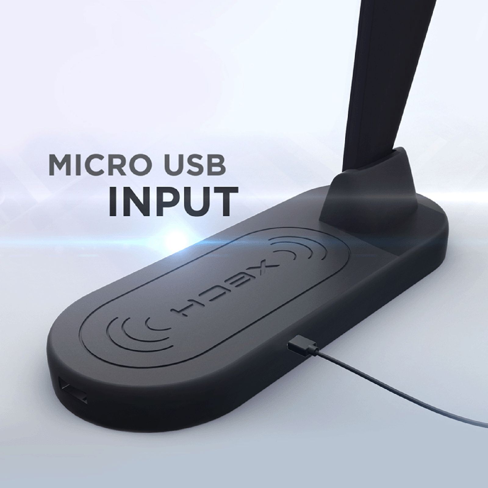 XECH Pulse 22 Wireless Charger for iOS, Android and Smart Handset (Qi Certified, Short Circuit Control, Black)_3