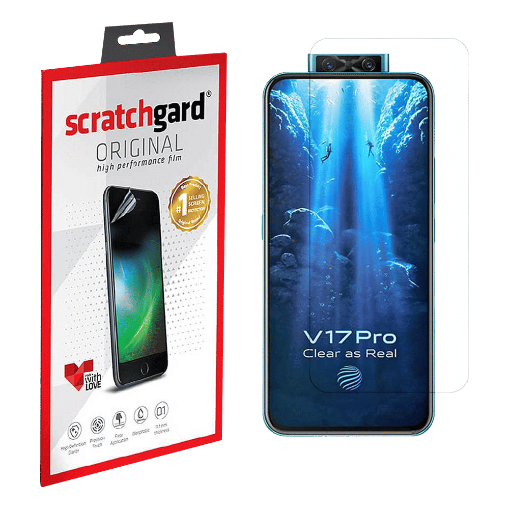 scratchgard Screen Protector for Vivo V17 Pro (Fingerprint Resistant)_9