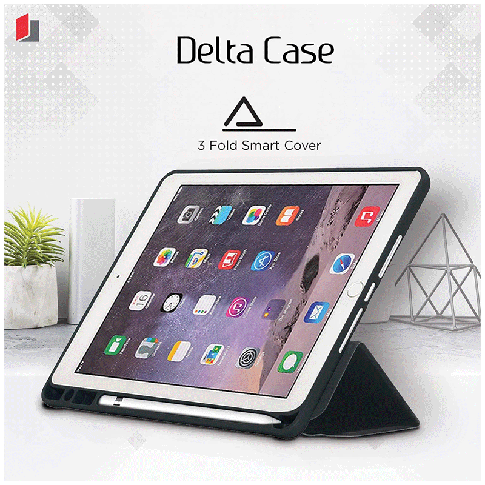 neopack Trifold Delta Polyurethane Flip Cover for Apple iPad 7th Gen 10.2 Inch (Shock Resistant, Black) neopack Trifold Delta Polyurethane Flip Cover for Apple iPad 7th Gen 10.2 Inch (Shock Resistant, Black)_7