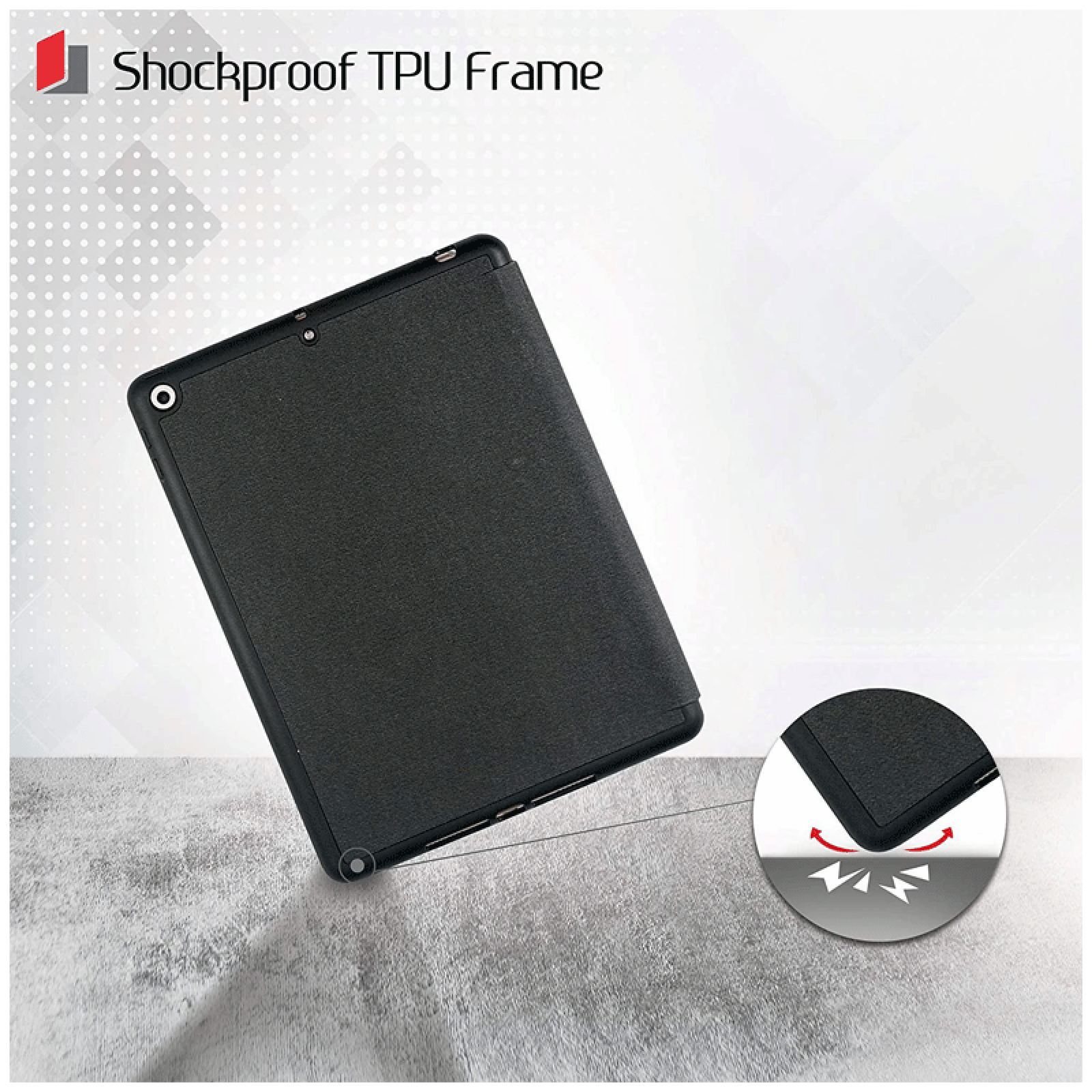 neopack Trifold Delta Polyurethane Flip Cover for Apple iPad 7th Gen 10.2 Inch (Shock Resistant, Black) neopack Trifold Delta Polyurethane Flip Cover for Apple iPad 7th Gen 10.2 Inch (Shock Resistant, Black)_8