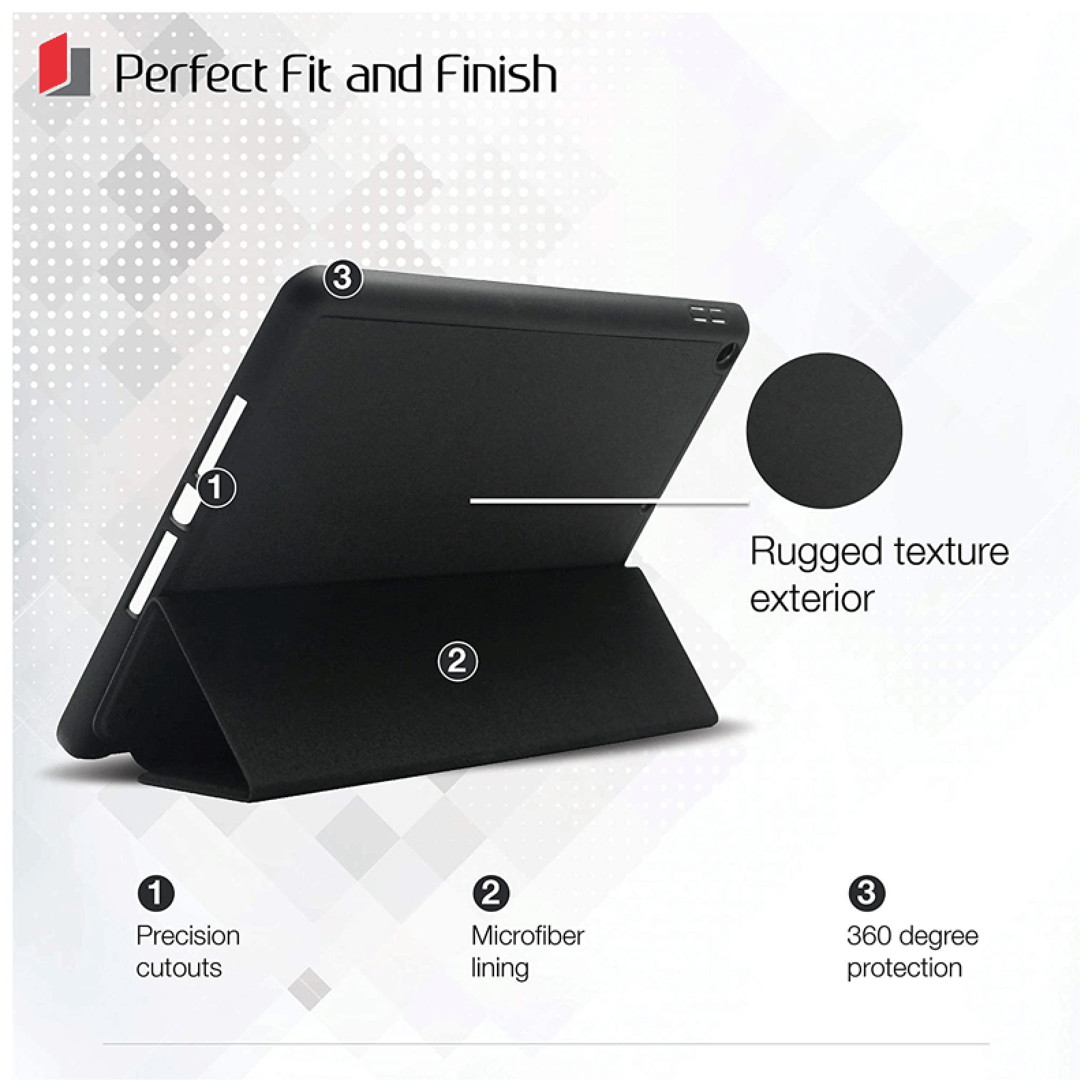 neopack Trifold Delta Polyurethane Flip Cover for Apple iPad 7th Gen 10.2 Inch (Shock Resistant, Black) neopack Trifold Delta Polyurethane Flip Cover for Apple iPad 7th Gen 10.2 Inch (Shock Resistant, Black)_4