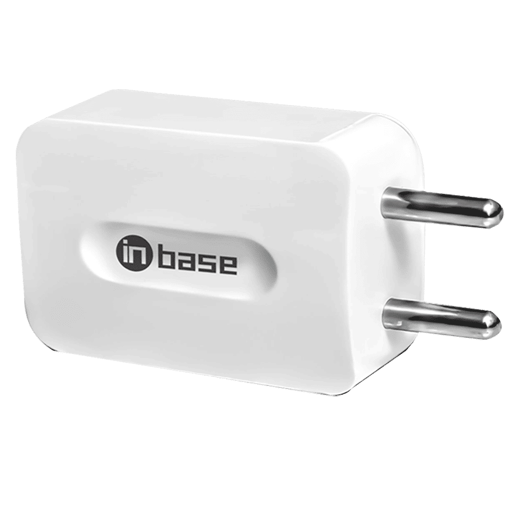 in base USB 2-Port Fast Charger (Type A to Micro USB , Multiple Protection, White)_9
