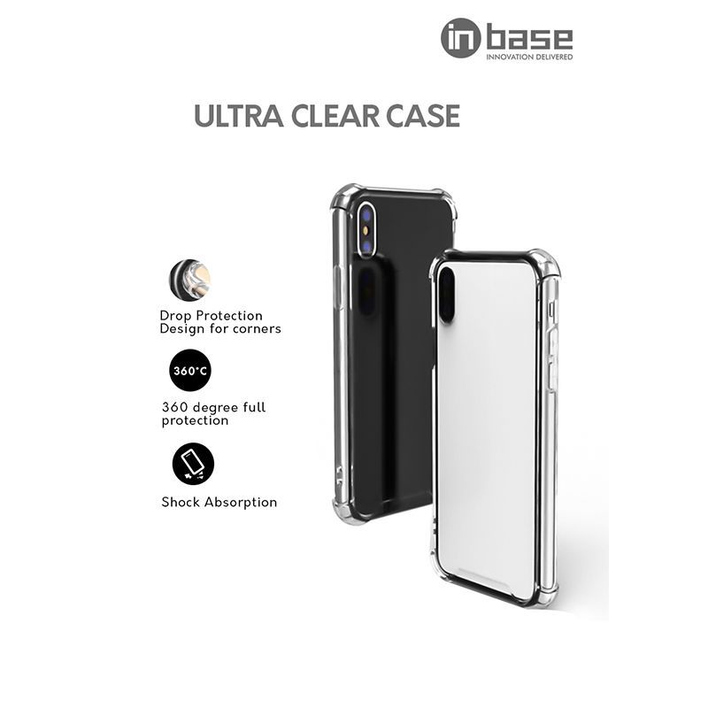 in base Ultra Clear Hard TPU Back Case for Apple iPhone 11 Pro Max (360 Degree Protection, Clear)_5
