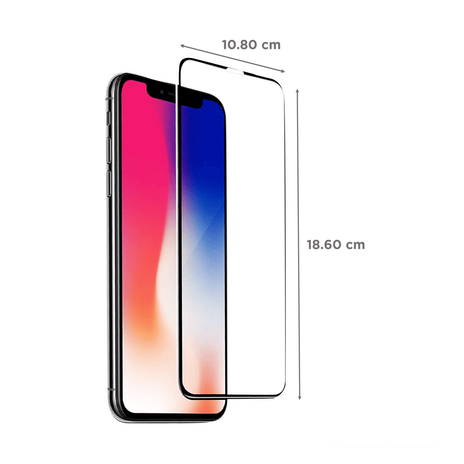 in base 3D Tempered Glass Screen Protector for Apple iPhone 11 Pro (Fingerprint Resistant)_2