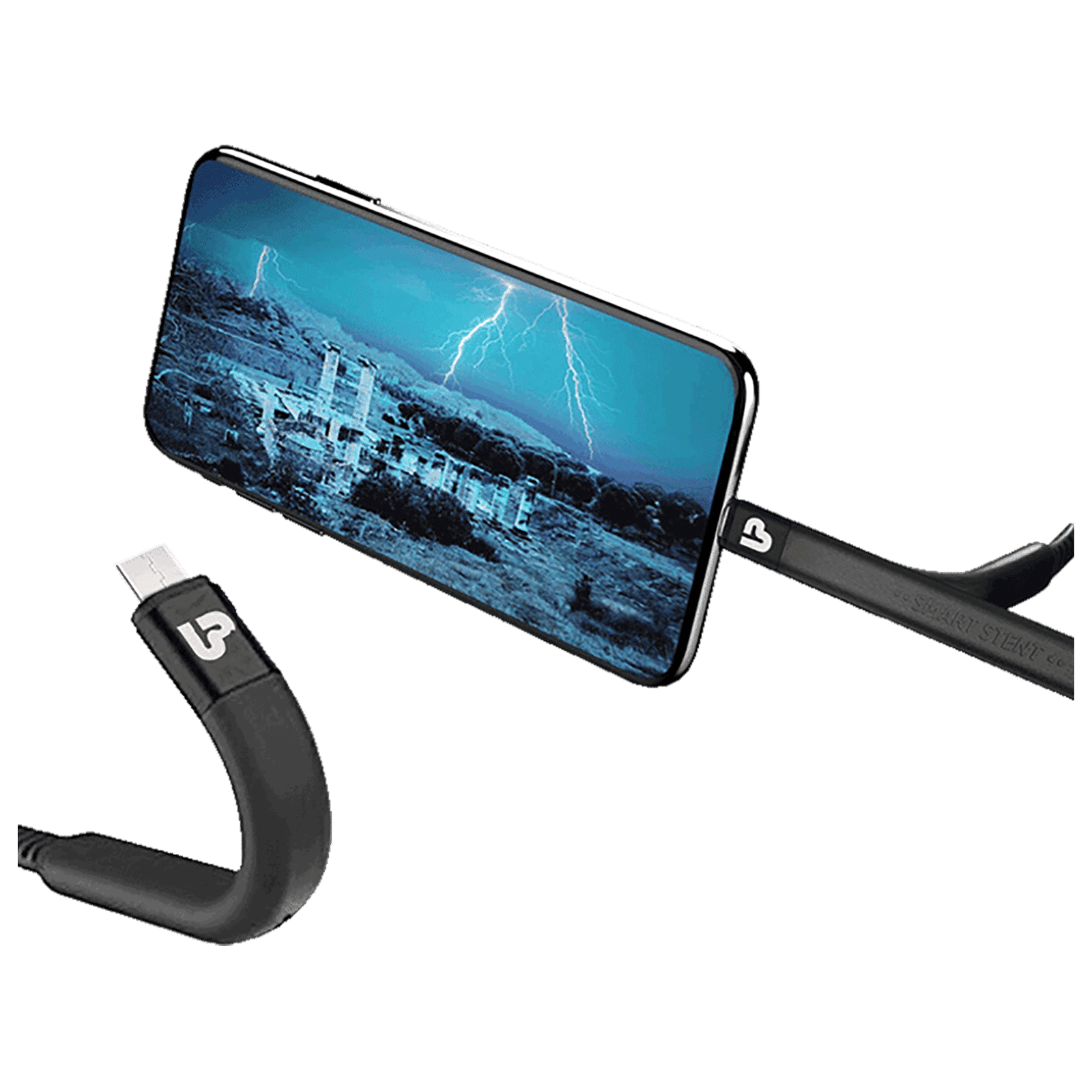 ultraprolink Flex Type A to Micro USB 3.9 Feet (1.2M) Cable (Tangle Free Flat Wire, Black) ultraprolink Flex Type A to Micro USB 3.9 Feet (1.2M) Cable (Tangle Free Flat Wire, Black)_8