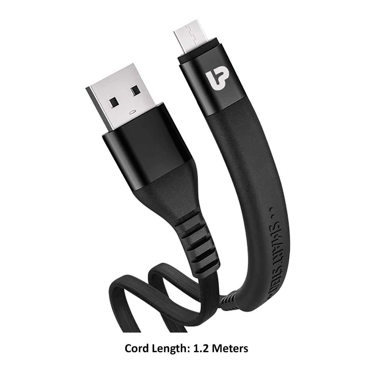 ultraprolink Flex Type A to Micro USB 3.9 Feet (1.2M) Cable (Tangle Free Flat Wire, Black) ultraprolink Flex Type A to Micro USB 3.9 Feet (1.2M) Cable (Tangle Free Flat Wire, Black)_9