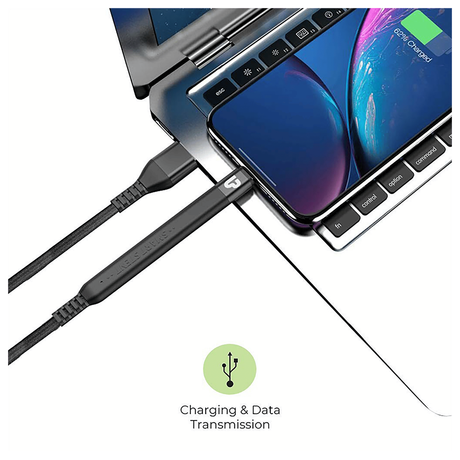 ultraprolink Flex Type A to Micro USB 3.9 Feet (1.2M) Cable (Tangle Free Flat Wire, Black) ultraprolink Flex Type A to Micro USB 3.9 Feet (1.2M) Cable (Tangle Free Flat Wire, Black)_4