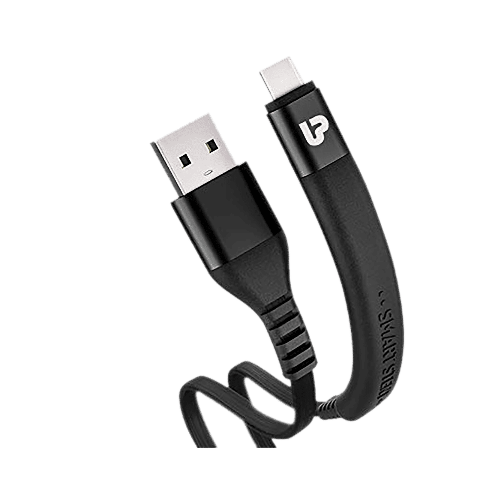 ultraprolink Flex Type A to Type C 3.9 Feet (1.2M) Cable (Tangle Free Flat Wire, Black)_1