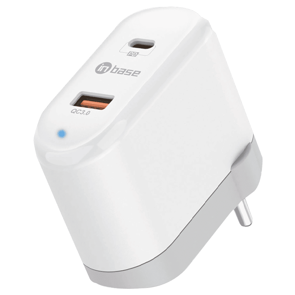 in base 18W Type C Fast Charger (Adapter Only, Quick Charge 3.0, White)_1