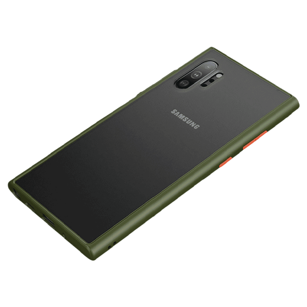 in base Duplex Soft TPU & Polycarbonate Back Cover for SAMSUNG Note 10 Lite (Military Grade Drop Protection, Black)_1