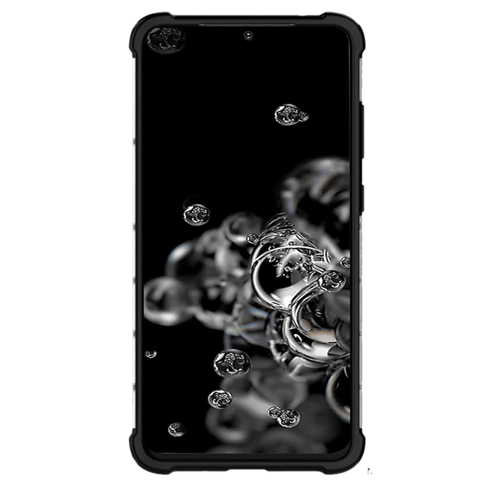 in base XD Series TPU Back Cover for SAMSUNG Galaxy S20 Ultra (Lightweight, Clear with Black)_9