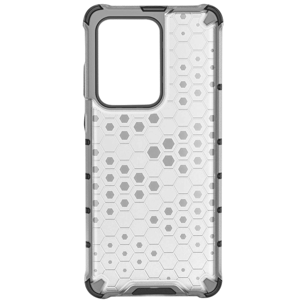 in base XD Series TPU Back Cover for SAMSUNG Galaxy S20 Ultra (Lightweight, Clear with Black)_3