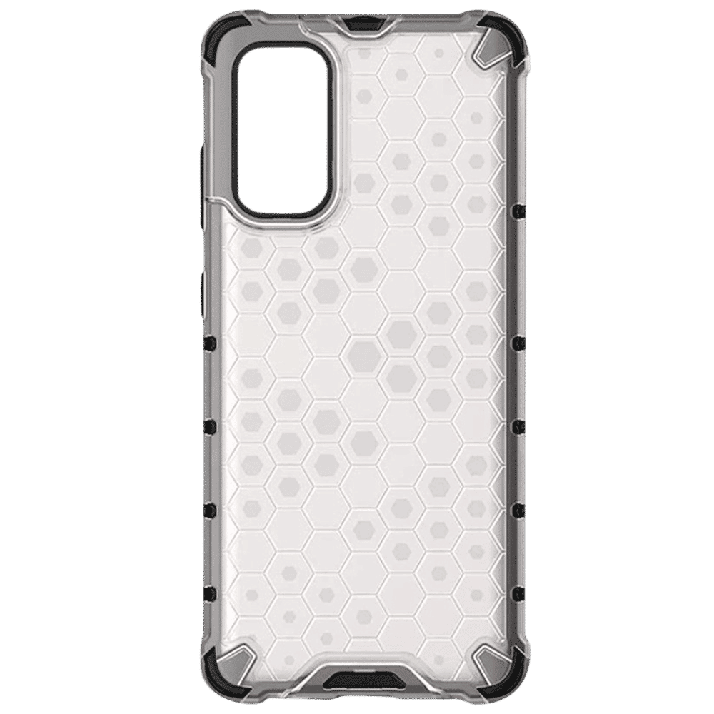 in base XD TPU Back Cover for SAMSUNG Galaxy S20 Plus (Lightweight & Slim, Clear with Black)_3