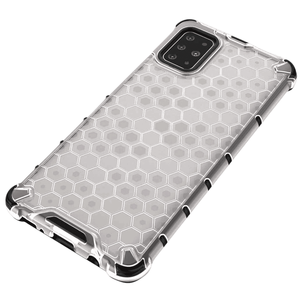 in base XD TPU Back Cover for SAMSUNG Galaxy S20 Plus (Lightweight & Slim, Clear with Black)_5