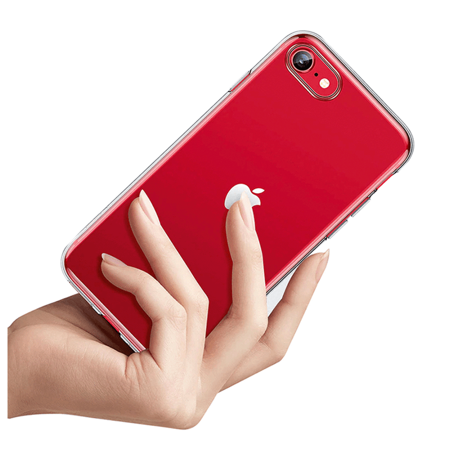 in base Ultra Slim TPU Back Cover for Apple iPhone SE (Camera Protection, Clear)_4