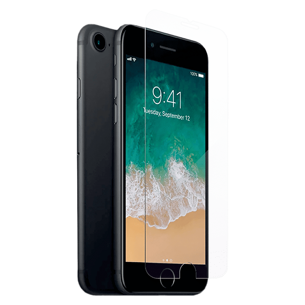 in base Tempered Glass Screen Protector for Apple iPhone SE (Fingerprint Resistant)_1