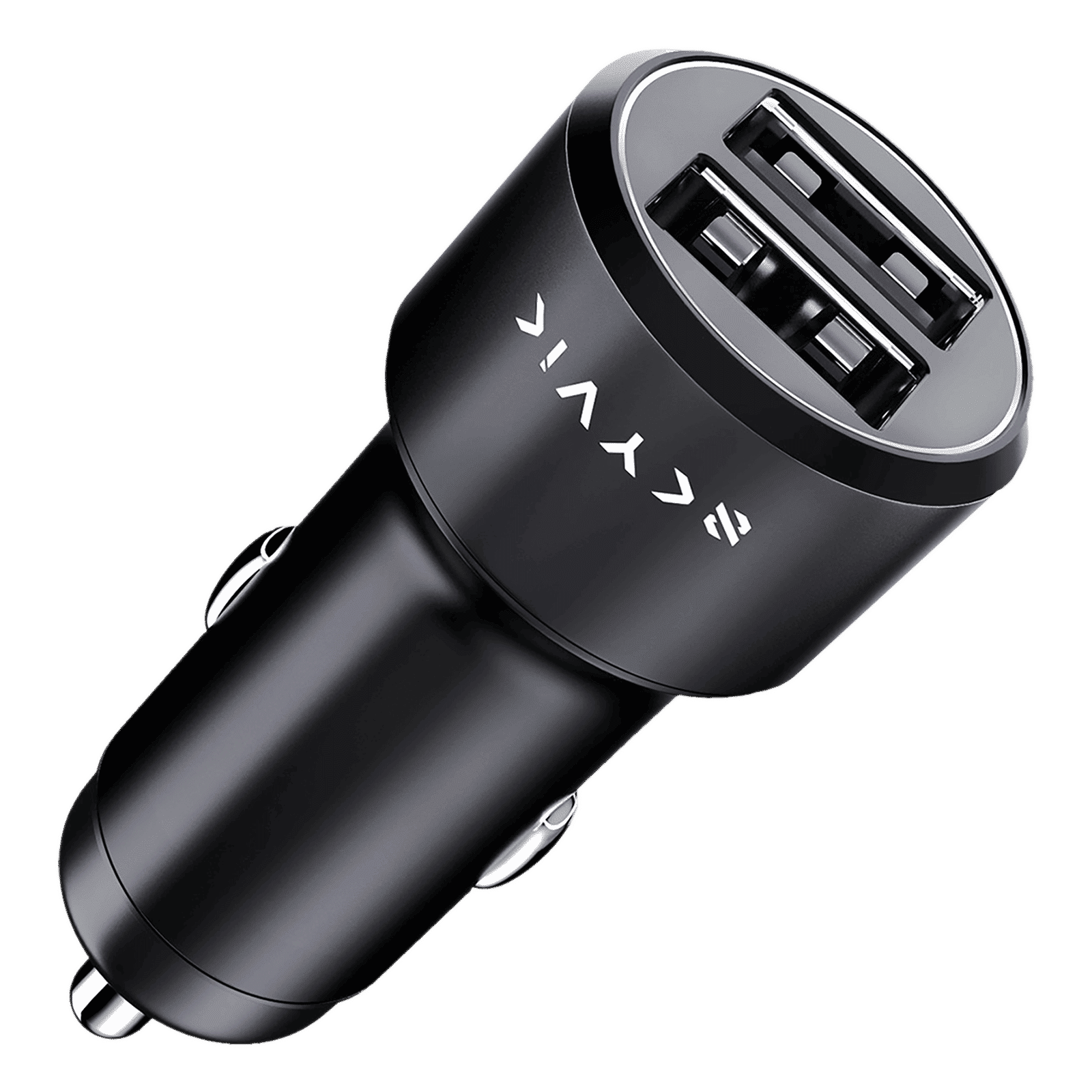 SKYVIK EMBLO Dual Fast Charging Port Q.C 3.0 Car Charger (Car, CC-FF2P, Black)_1