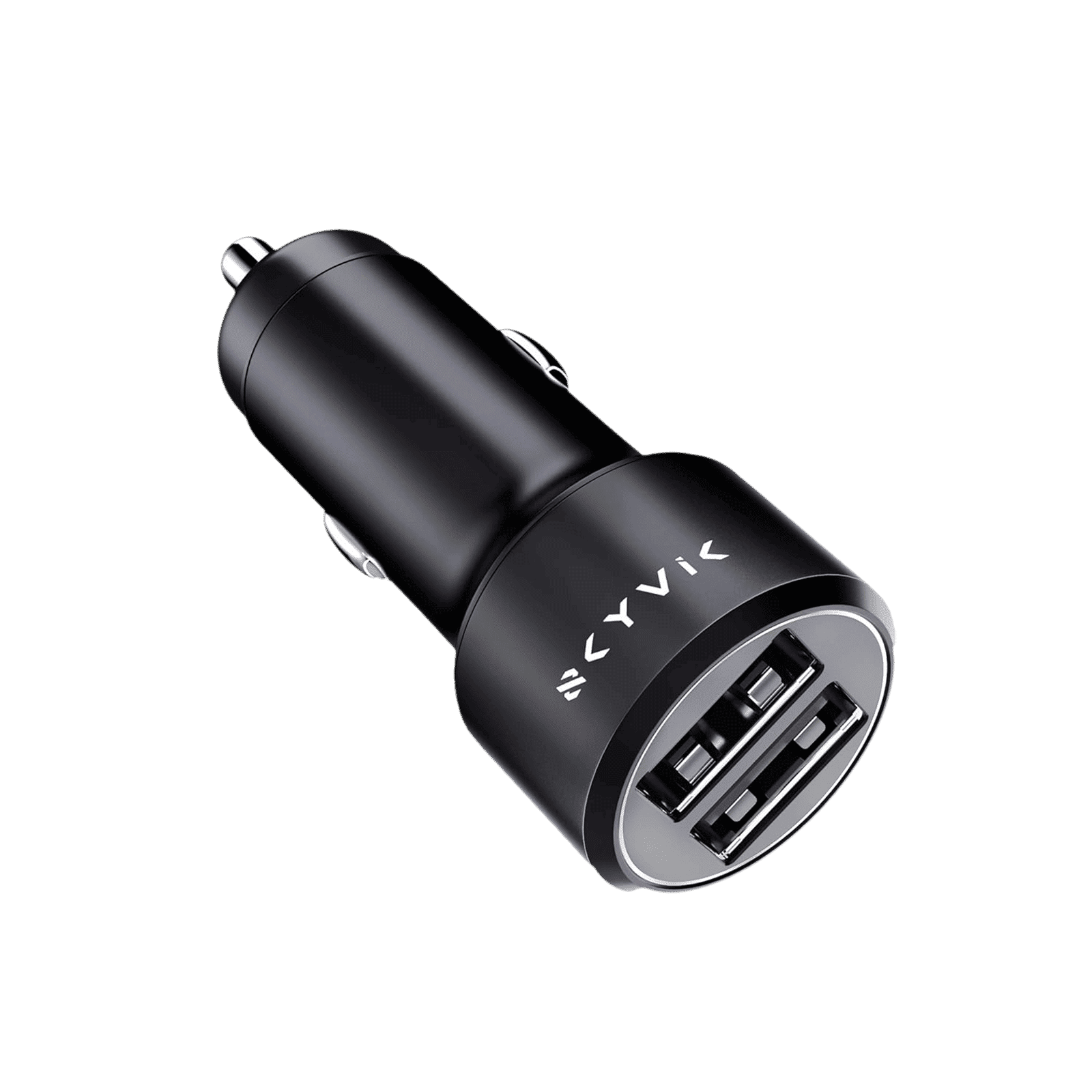 SKYVIK EMBLO Dual Fast Charging Port Q.C 3.0 Car Charger (Car, CC-FF2P, Black)_4