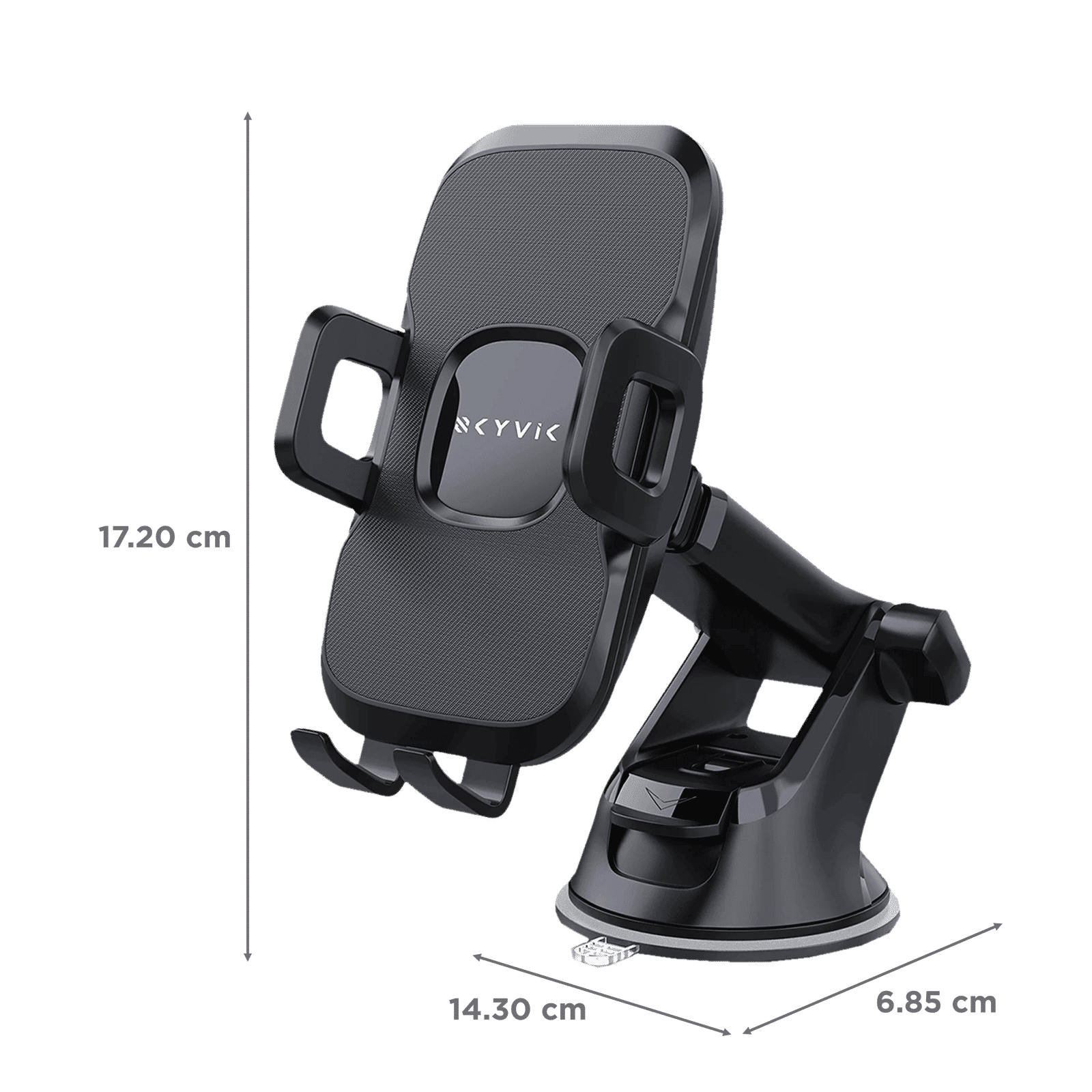 SKYVIK Truhold Dashboard and Windshield Arm Mobile Holder (Car, CM-AS10AF, Black)_2