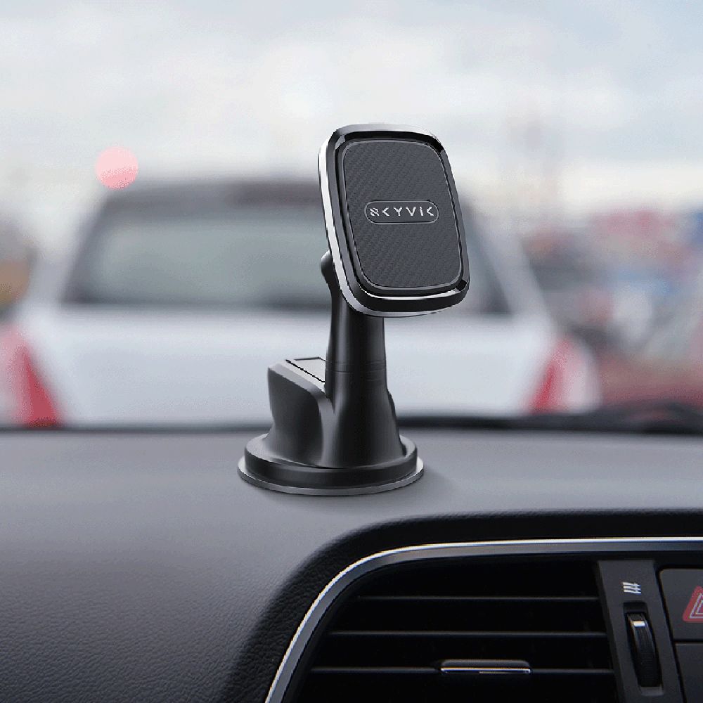 SKYVIK Truhold Dashboard Magnetic Mobile Holder (Car, CM-DM01, Black)_7