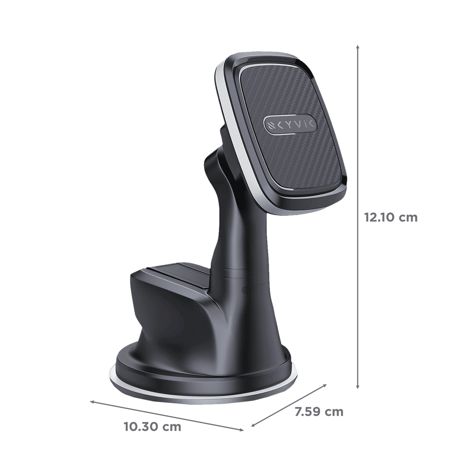 SKYVIK Truhold Dashboard Magnetic Mobile Holder (Car, CM-DM01, Black)_2
