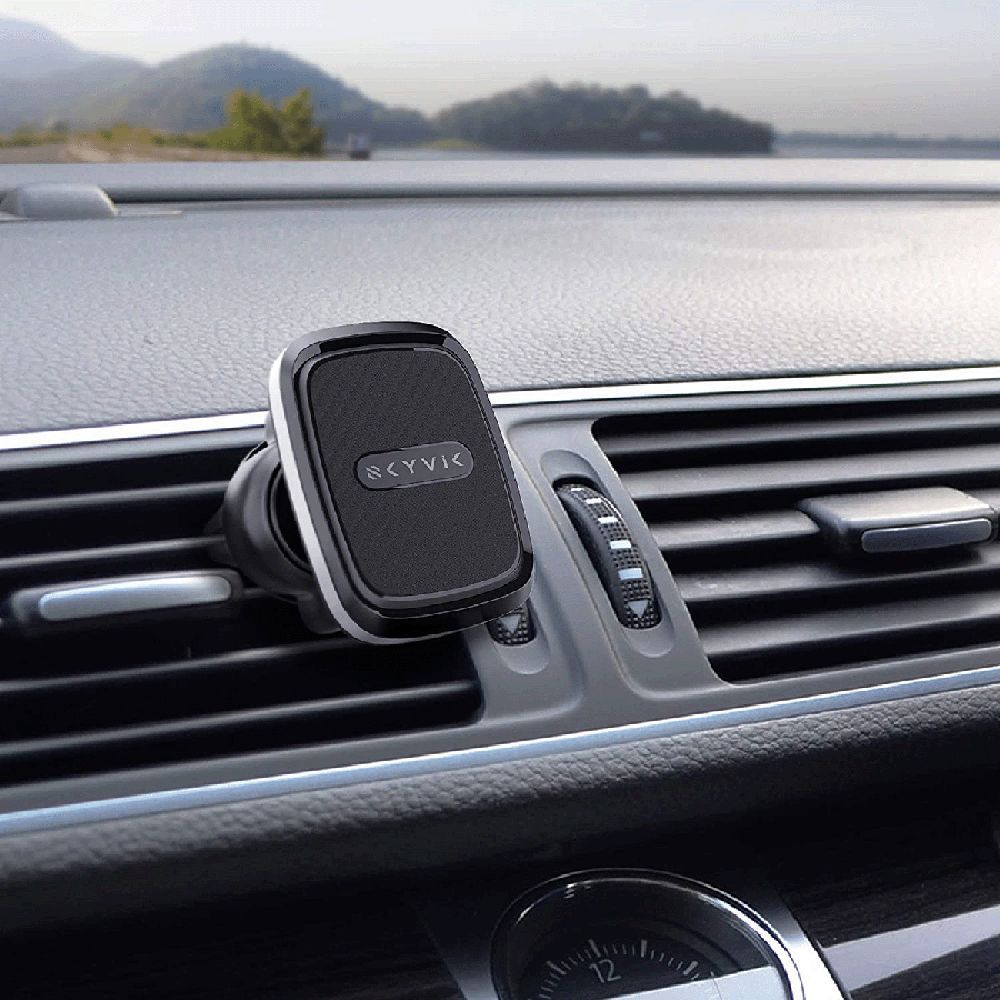 SKYVIK Truhold Magnetic Air-vent Dashboard Mobile Holder (Car, CM-ADM02, Black)_8