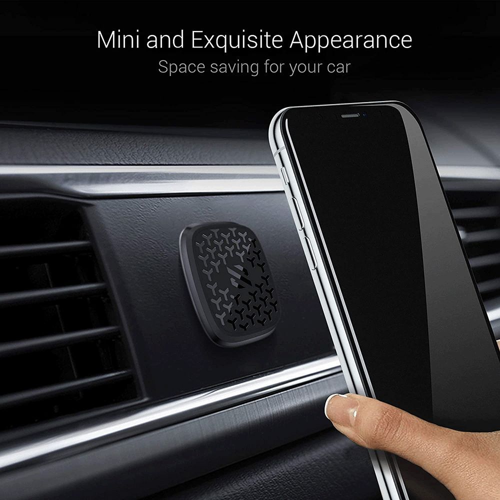 SKYVIK Truhold Stick-on Magnetic Mobile Holder (Car/Office/Home, MM-RS1B, Black)_5