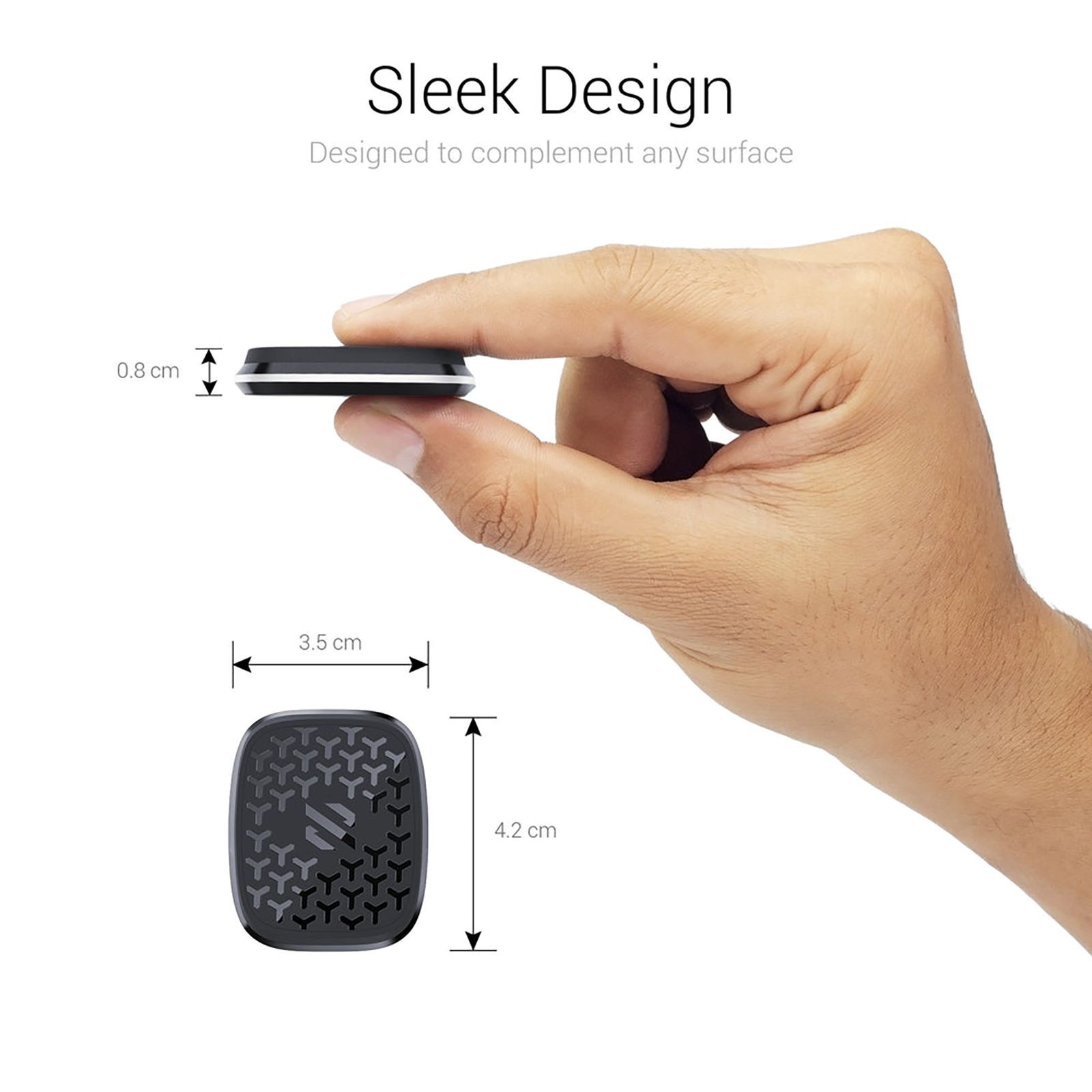 SKYVIK Truhold Stick-on Magnetic Mobile Holder (Car/Office/Home, MM-RS1B, Black)_8