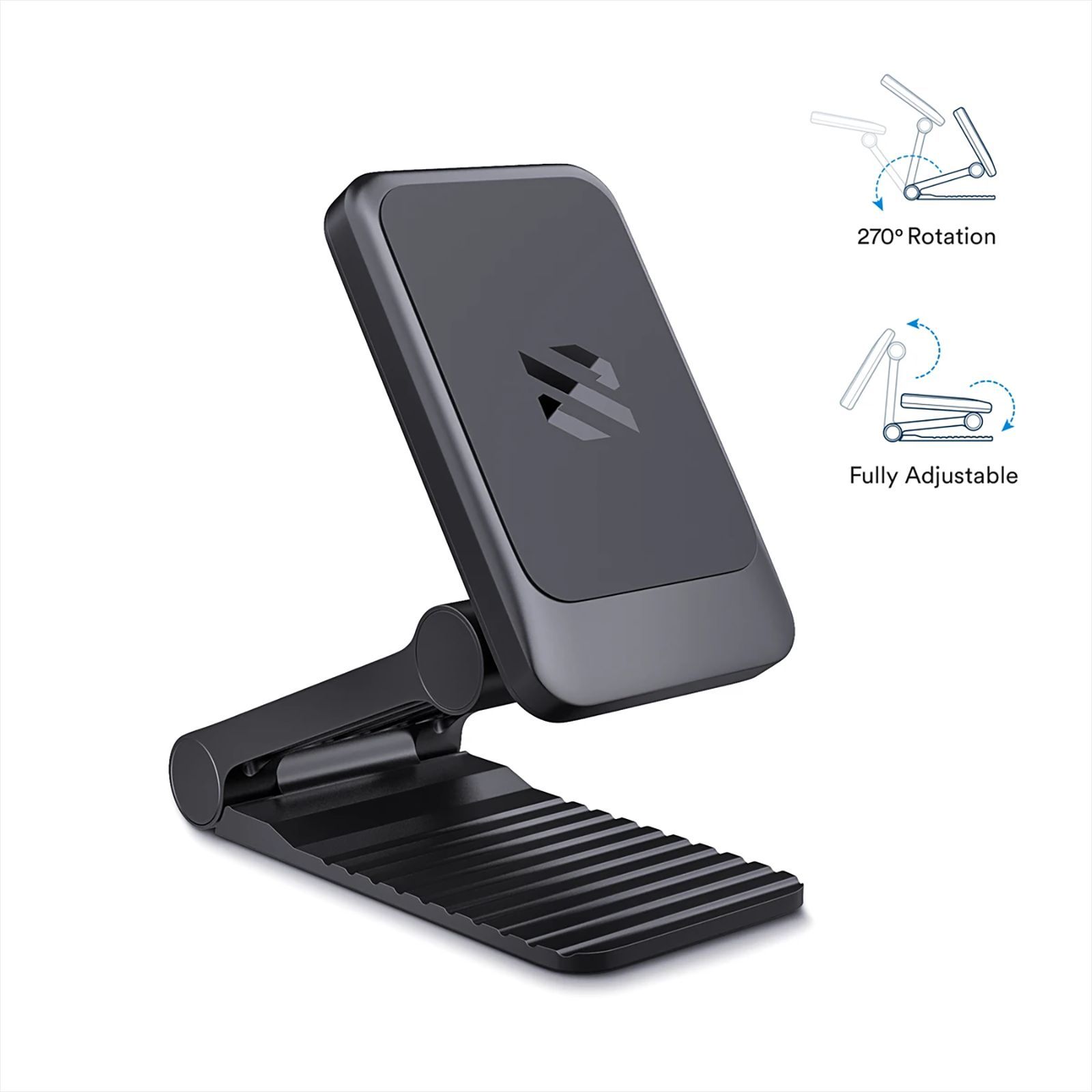 SKYVIK Truhold Multiway Magnetic Mobile Holder (Car/Office/Home, MM-ZF03MF, Black)_5