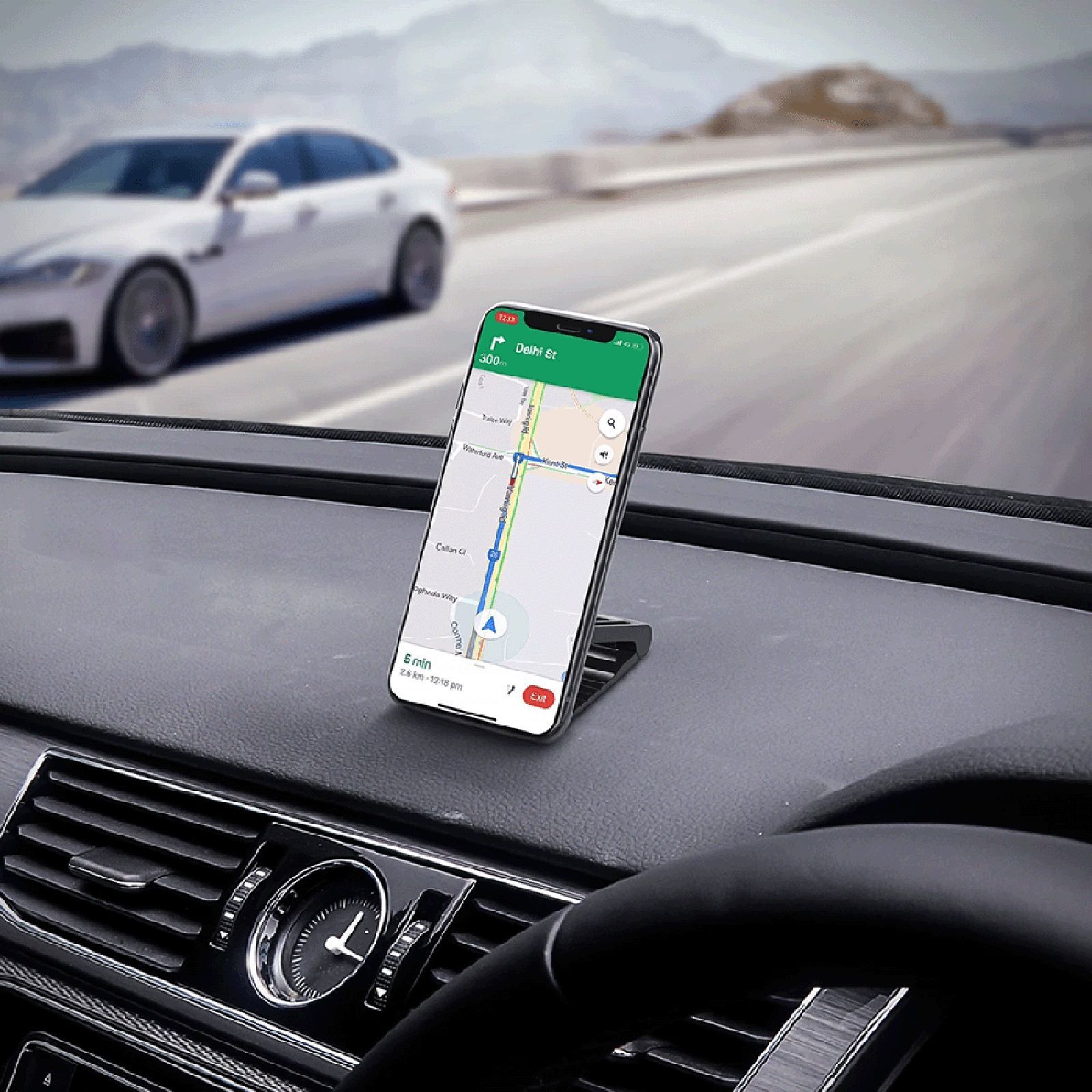 SKYVIK Truhold Multiway Magnetic Mobile Holder (Car/Office/Home, MM-ZF03MF, Black)_7