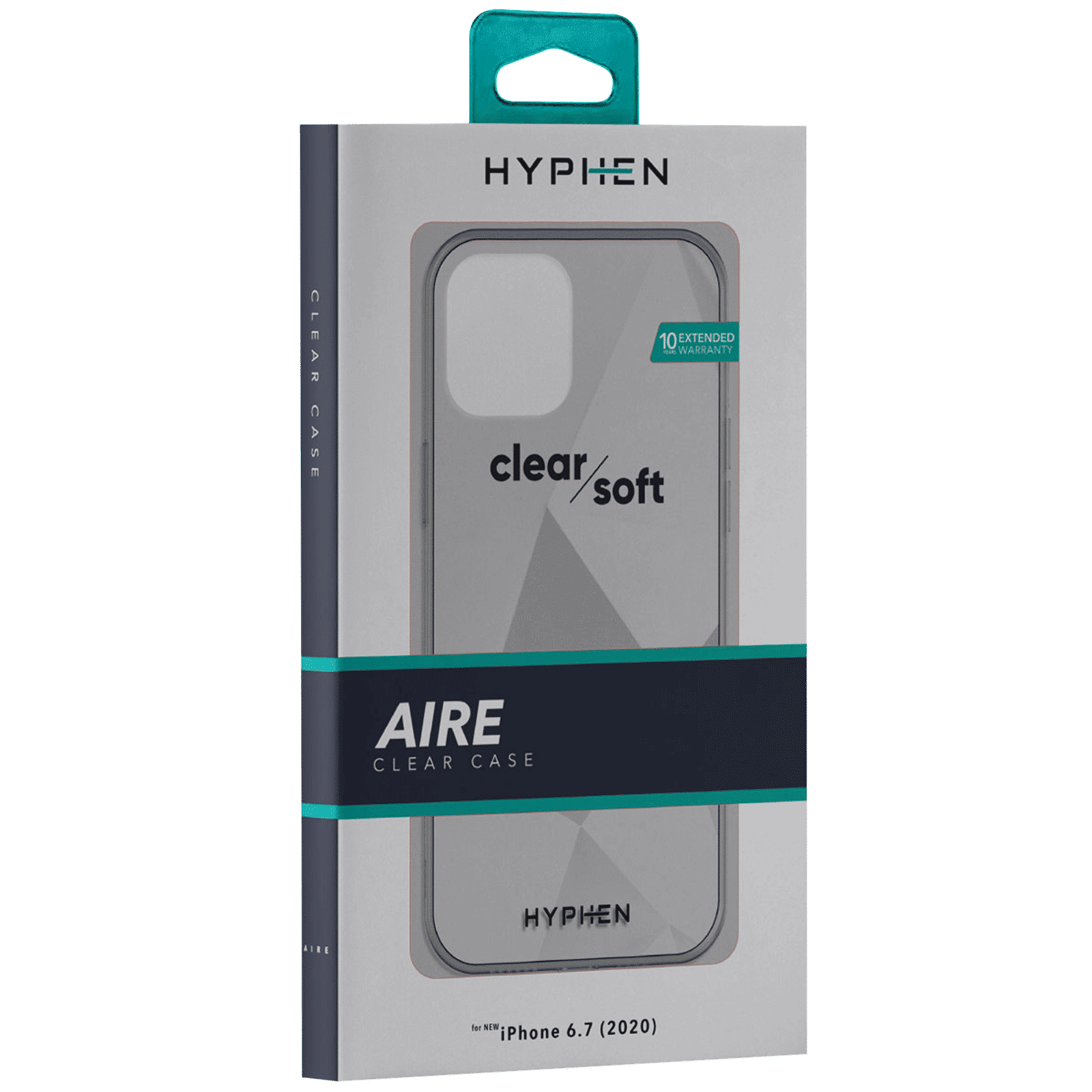 HYPHEN Aire TPU Back Cover for Apple iPhone 12 Pro Max (Wireless Charging Compatible, Clear)_3