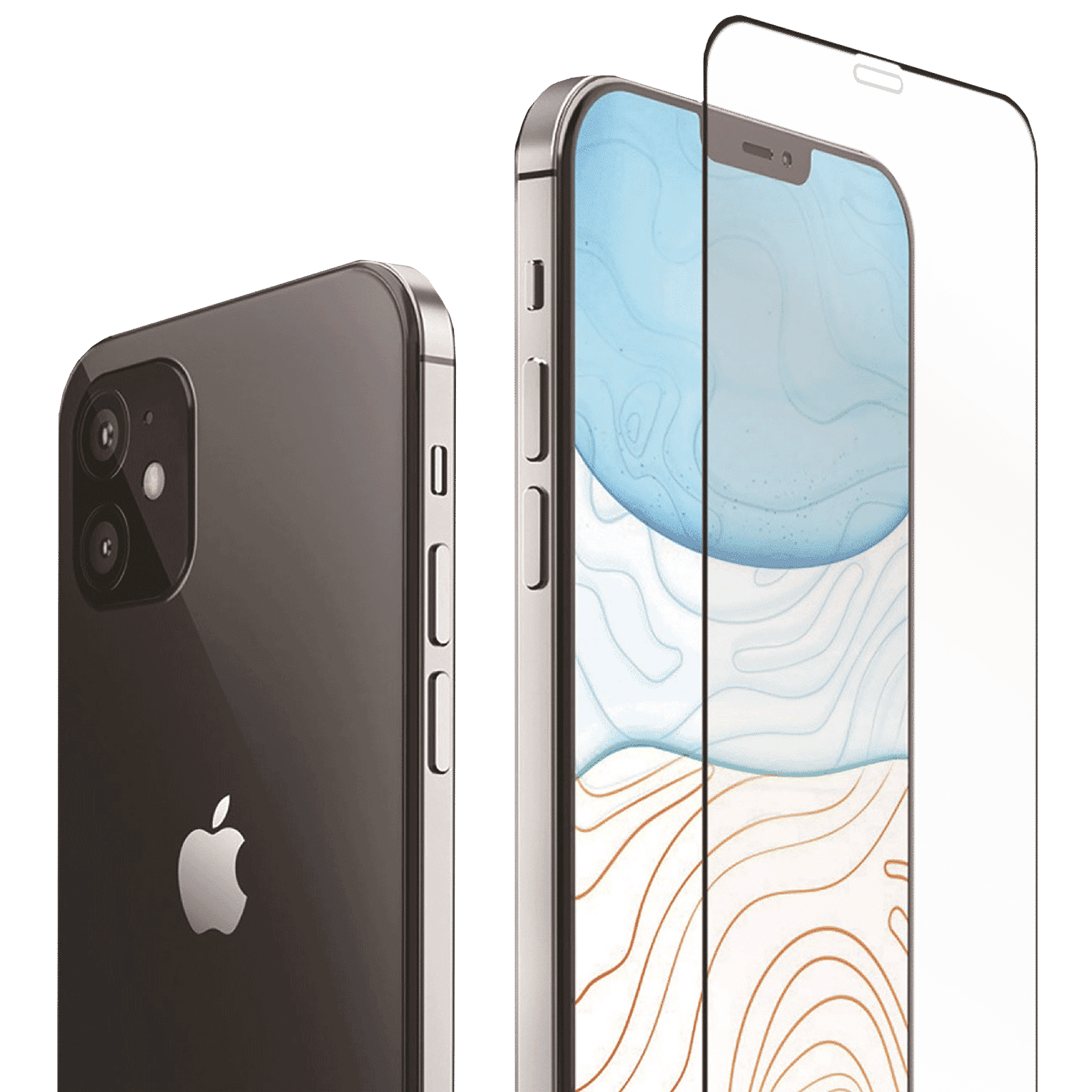 Hyphen Screen Protector for Apple iPhone 12, 12 Pro (Edge to Edge Protection)_5