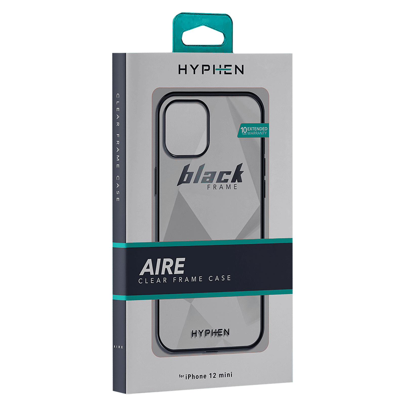 HYPHEN Frame TPU Back Cover for Apple iPhone 12 Mini (Flexible and Slim Design, Black)_13