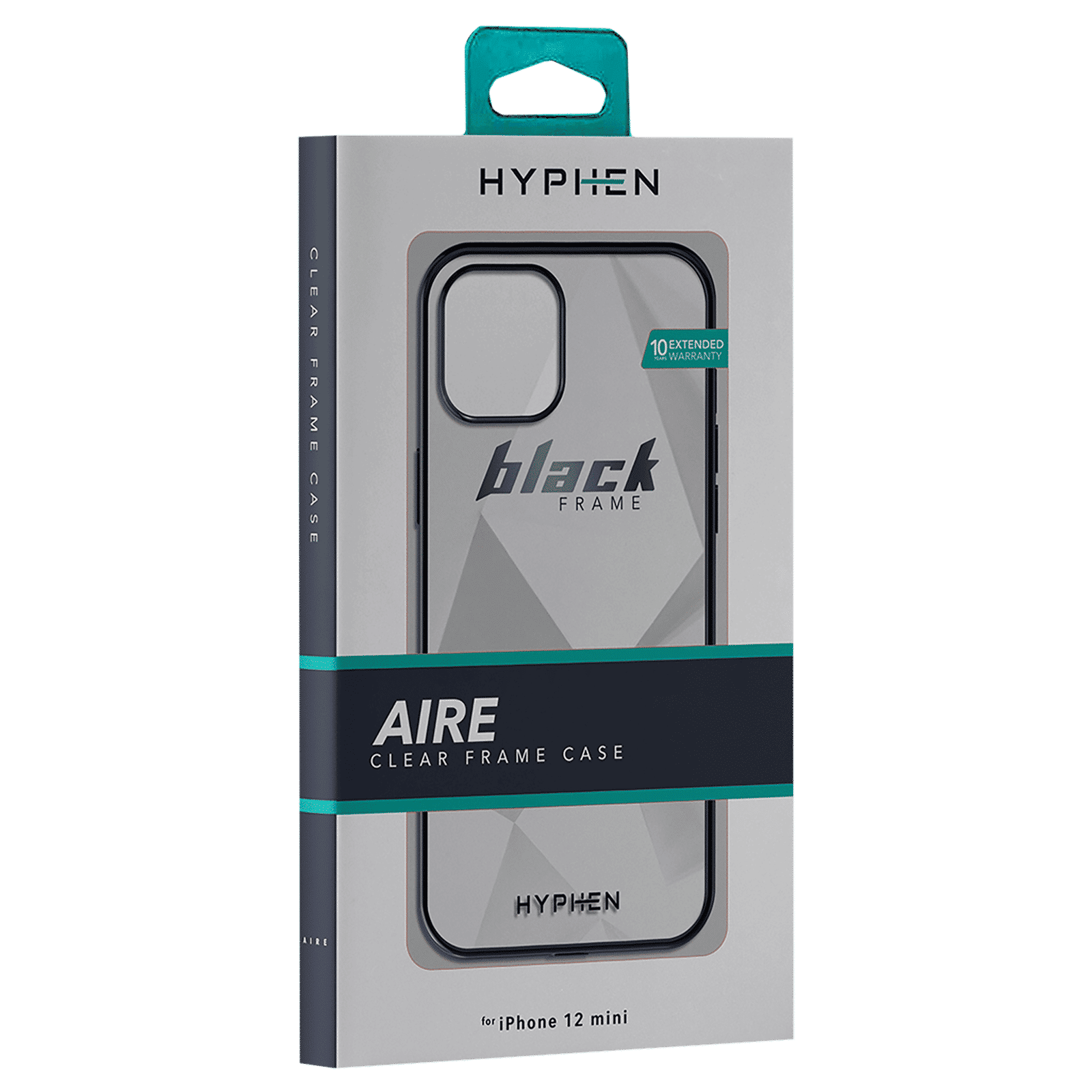 HYPHEN Frame TPU Back Cover for Apple iPhone 12 Mini (Flexible and Slim Design, Black)_14