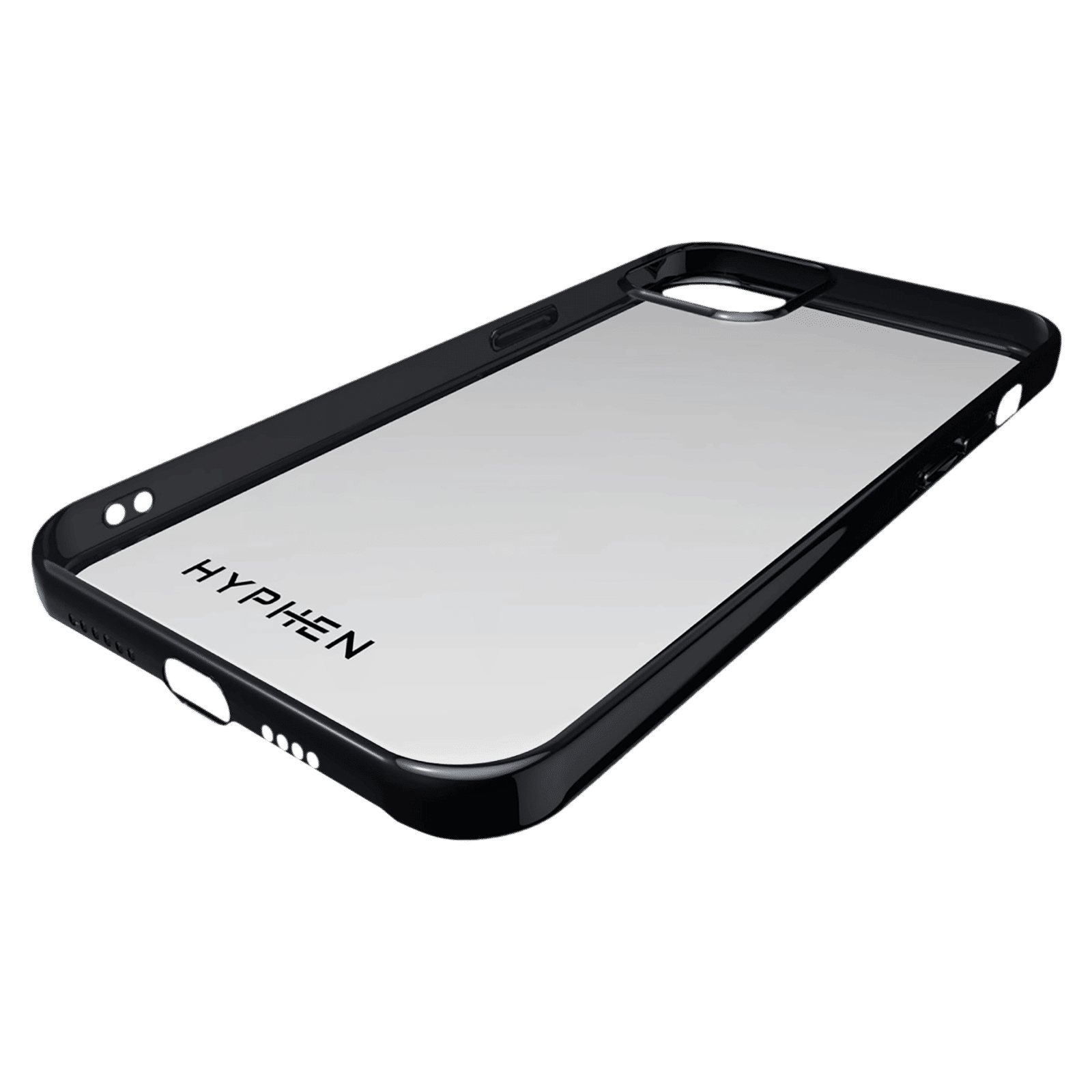 HYPHEN Frame TPU Back Cover for Apple iPhone 12 Mini (Flexible and Slim Design, Black)_7