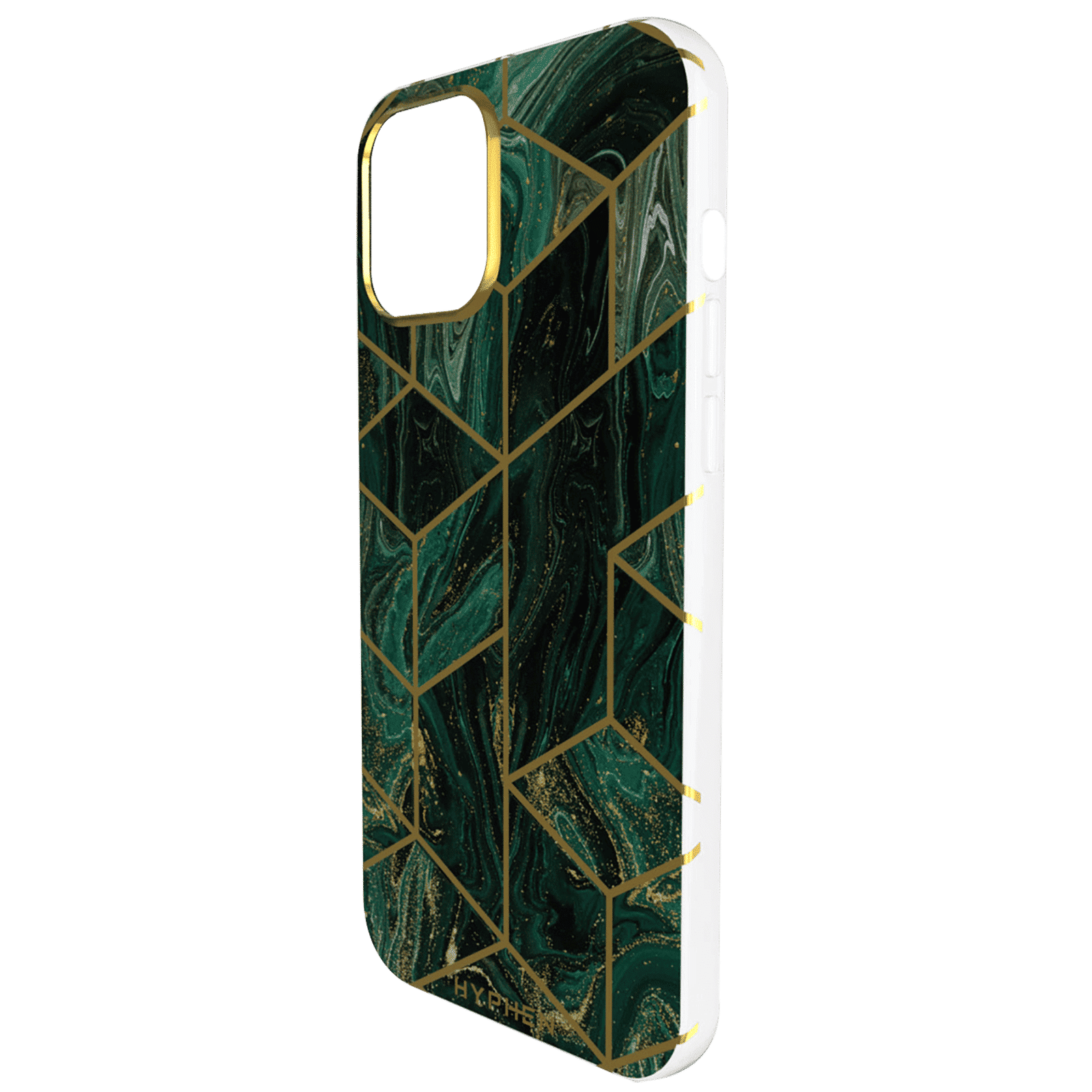 HYPHEN Luxe Marble TPU Back Cover for Apple iPhone 12 Pro Max (Compact and Flexible, Forest Green)_11