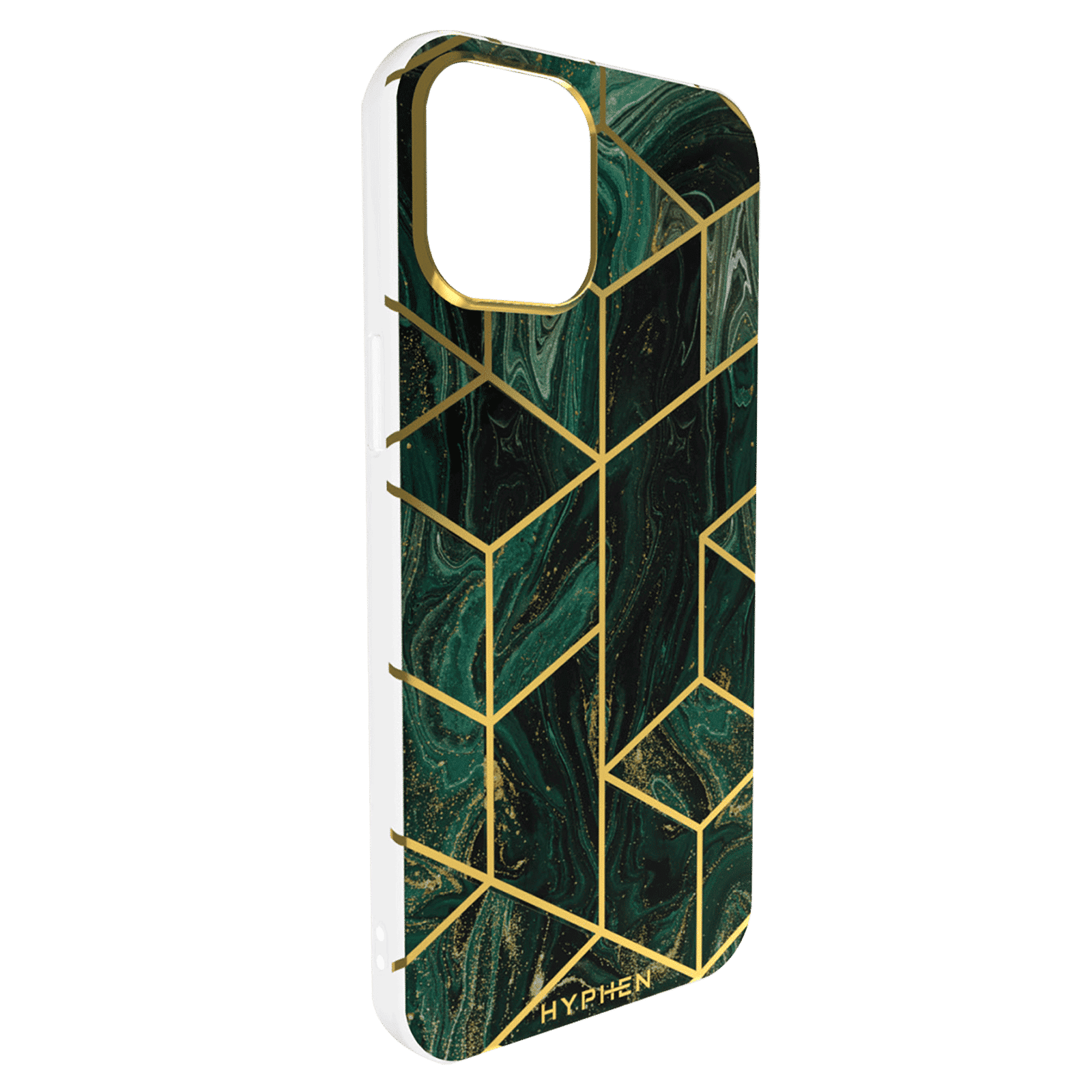 HYPHEN Luxe Marble TPU Back Cover for Apple iPhone 12 Pro Max (Compact and Flexible, Forest Green)_4