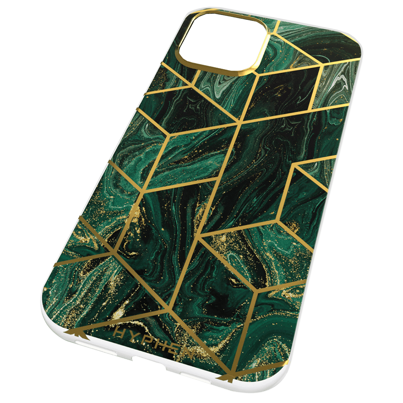 HYPHEN Luxe Marble TPU Back Cover for Apple iPhone 12 Pro Max (Compact and Flexible, Forest Green)_9