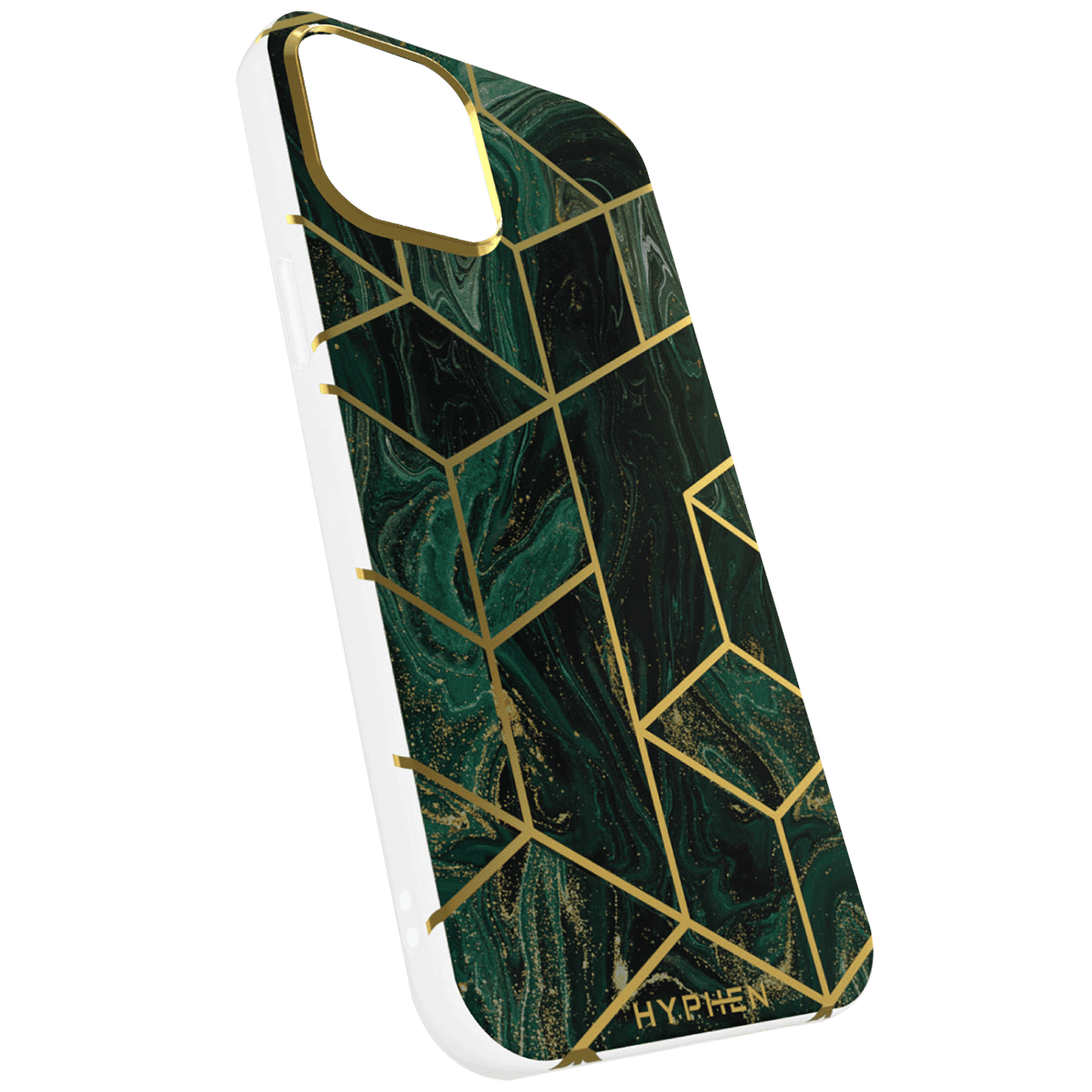 HYPHEN Luxe Marble TPU Back Cover for Apple iPhone 12 Pro Max (Compact and Flexible, Forest Green)_10