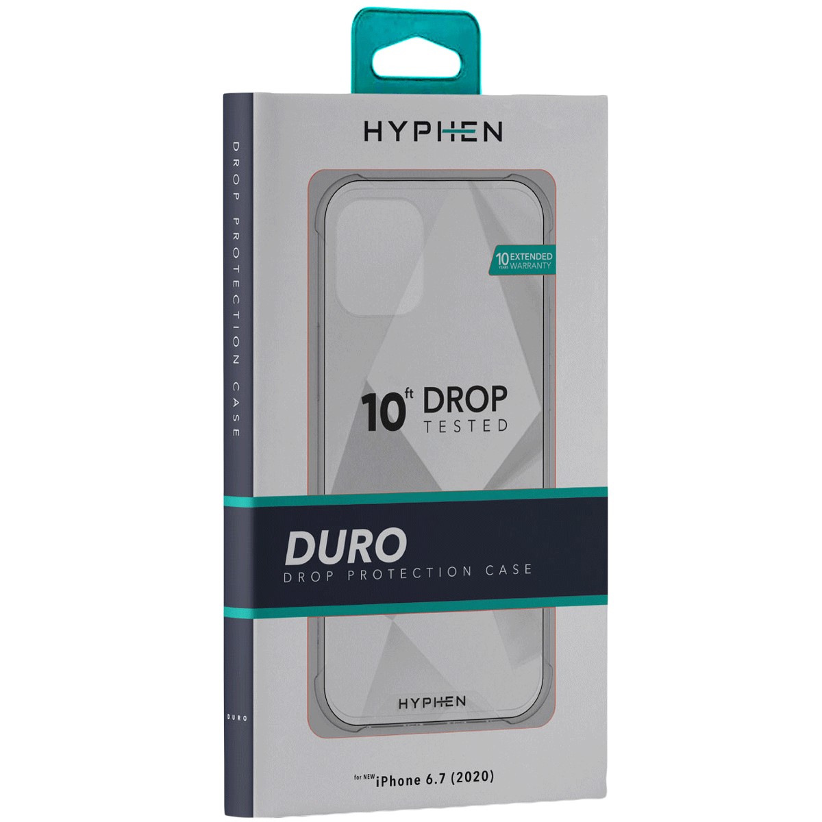 HYPHEN Polycarbonate & TPU Back Case for Apple iPhone 12 Pro Max (Wireless Charging Support, Clear)_9